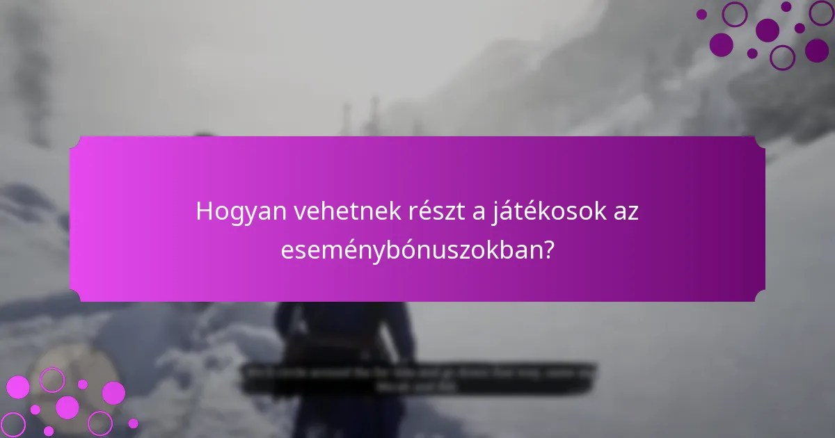 Mennyi ideig tartanak és mikor érhetők el az eseménybónuszok?